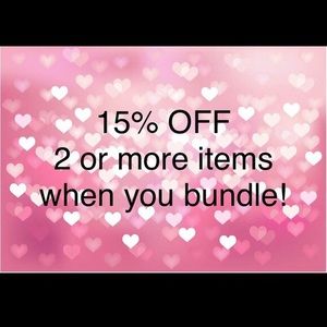 Bundle to save $$